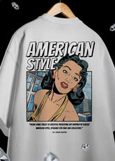 American Style Pop-Art Tee – White Urban Martian Edition