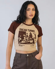 The DREAM TUNNEL Crop top