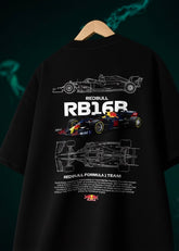 Red Bull RB16B F1 Graphic Tee – Black Velocity Series