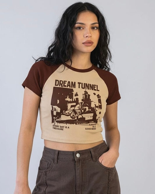 The DREAM TUNNEL Crop top